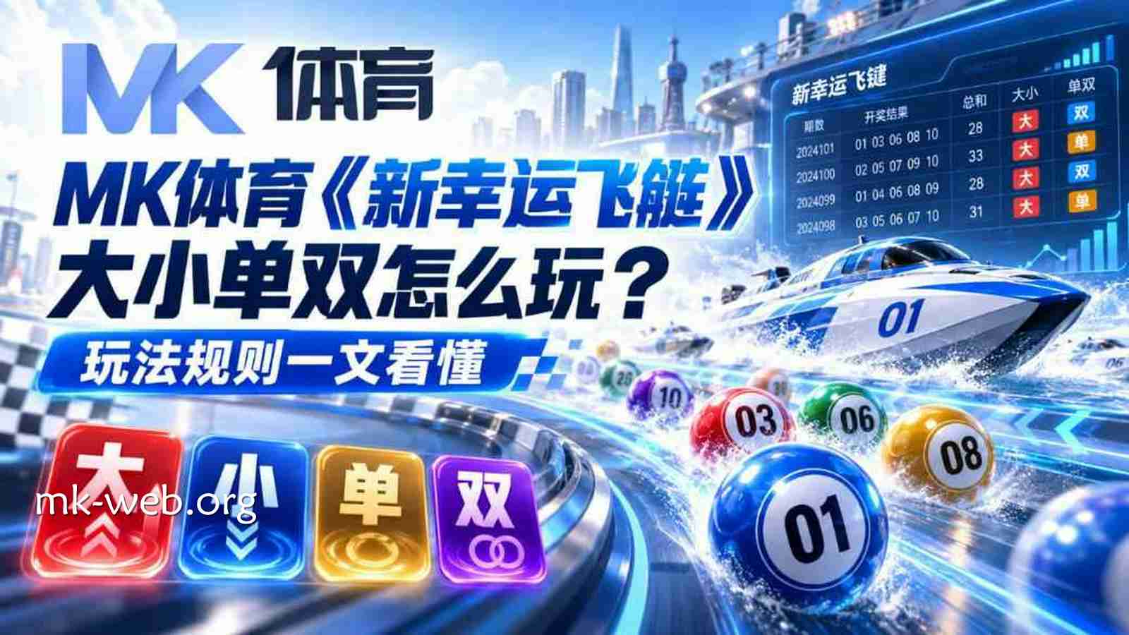 MK体育 | 《新幸运飞艇》大小单双怎么玩？玩法规则一文看懂
